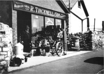 The original R Tincknell & Son shop