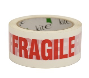 Roll of fragile tape