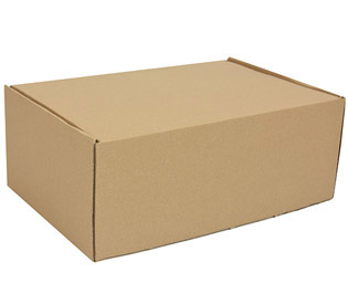 Large brown postal box