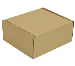 Small brown postal box